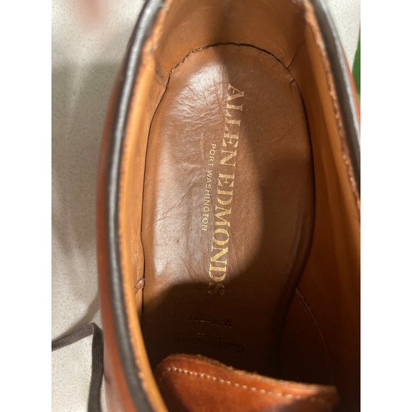 Allen Edmond Wilbert Split-Toe Lace-Up Oxford Sz 12 A - Picture 14 of 14